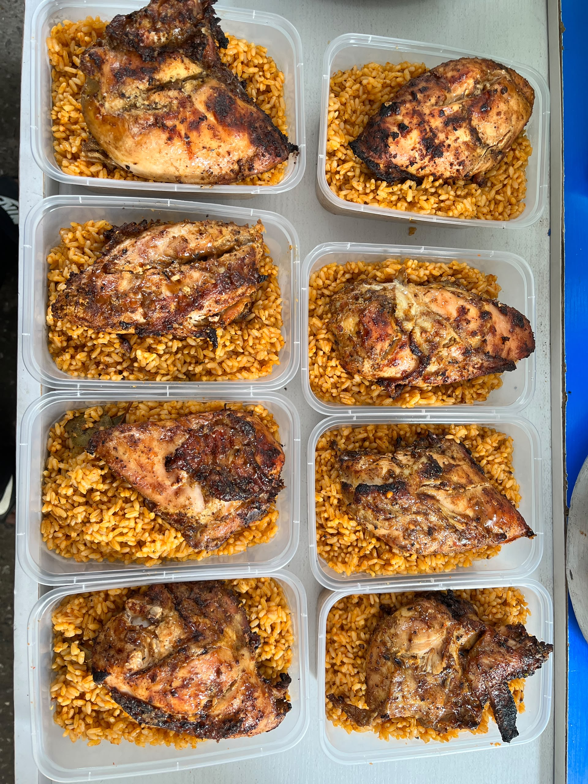 Corporate catering food display